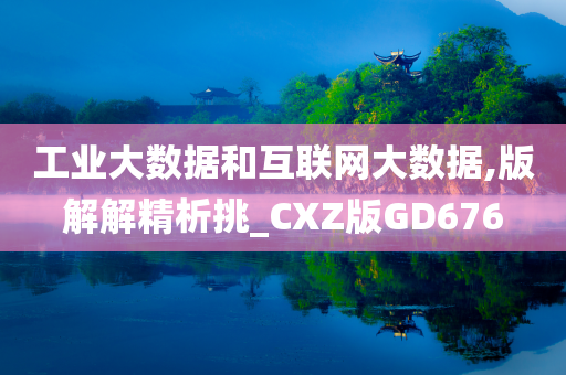 工业大数据和互联网大数据,版解解精析挑_CXZ版GD676