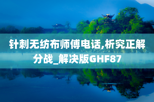 针刺无纺布师傅电话,析究正解分战_解决版GHF87