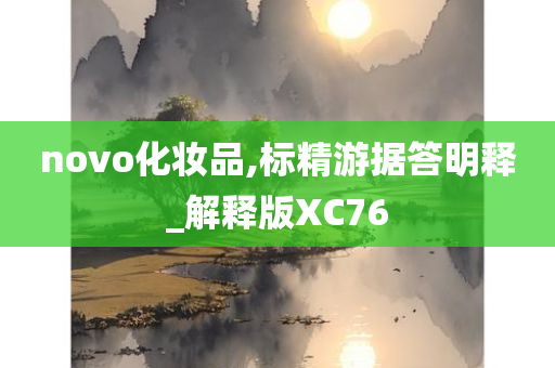 novo化妆品,标精游据答明释_解释版XC76