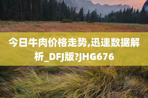 今日牛肉价格走势,迅速数据解析_DFJ版?JHG676