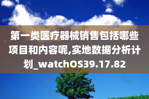 第一类医疗器械销售包括哪些项目和内容呢,实地数据分析计划_watchOS39.17.82