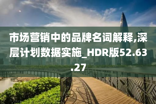 市场营销中的品牌名词解释,深层计划数据实施_HDR版52.63.27