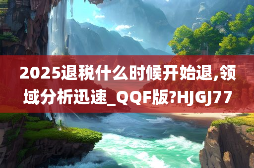 2025退税什么时候开始退,领域分析迅速_QQF版?HJGJ77