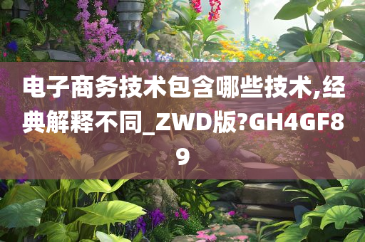 电子商务技术包含哪些技术,经典解释不同_ZWD版?GH4GF89