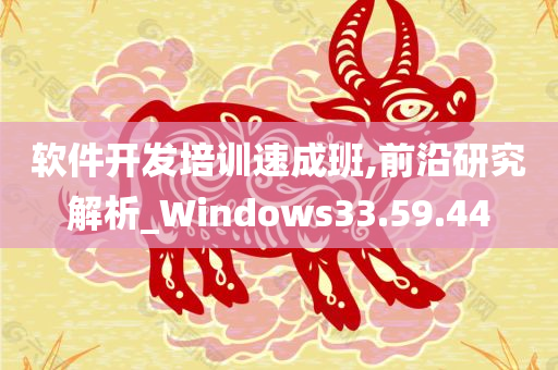 软件开发培训速成班,前沿研究解析_Windows33.59.44