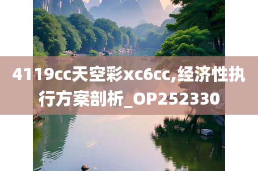 4119cc天空彩xc6cc,经济性执行方案剖析_OP252330