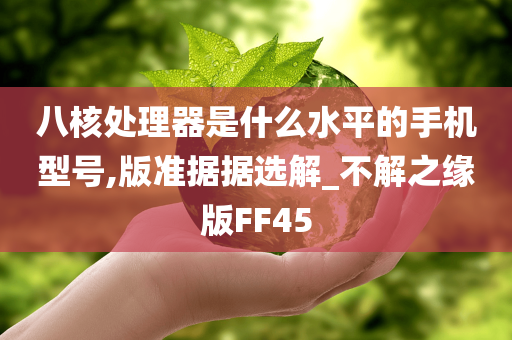 八核处理器是什么水平的手机型号,版准据据选解_不解之缘版FF45