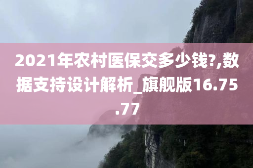 2021年农村医保交多少钱?,数据支持设计解析_旗舰版16.75.77