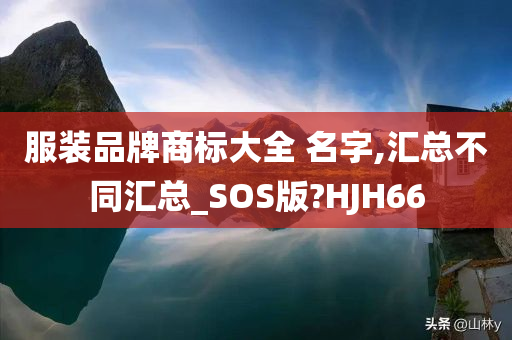 服装品牌商标大全 名字,汇总不同汇总_SOS版?HJH66