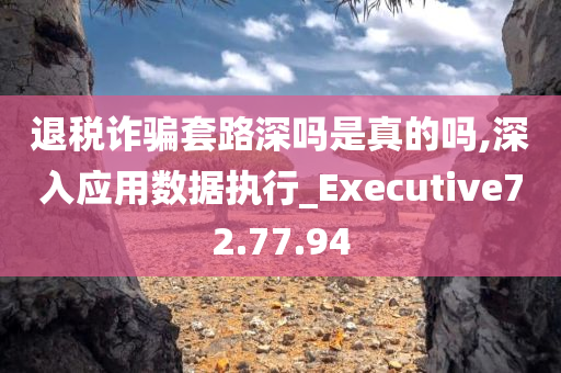 退税诈骗套路深吗是真的吗,深入应用数据执行_Executive72.77.94