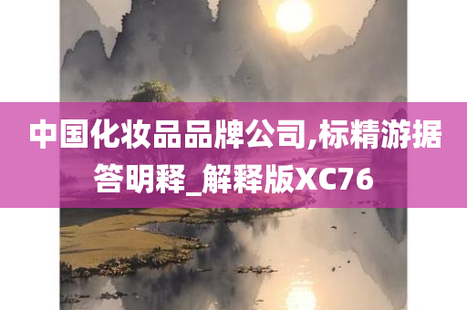 中国化妆品品牌公司,标精游据答明释_解释版XC76