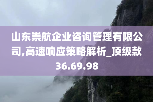 山东崇航企业咨询管理有限公司,高速响应策略解析_顶级款36.69.98