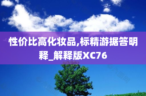 性价比高化妆品,标精游据答明释_解释版XC76