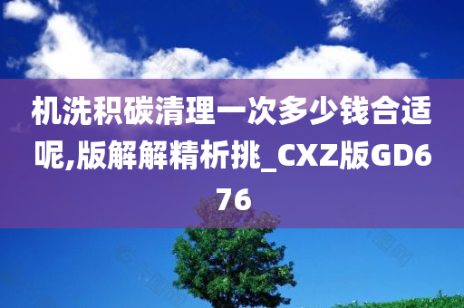 机洗积碳清理一次多少钱合适呢,版解解精析挑_CXZ版GD676