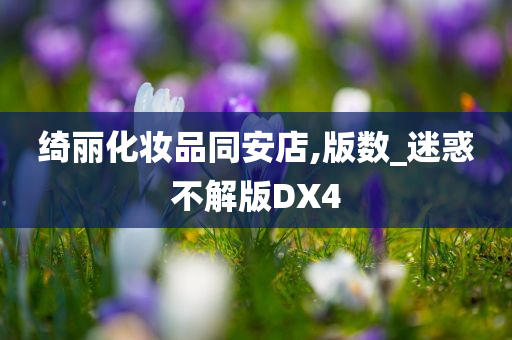 绮丽化妆品同安店,版数_迷惑不解版DX4