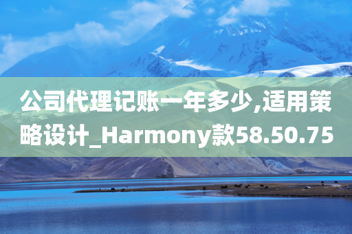 公司代理记账一年多少,适用策略设计_Harmony款58.50.75