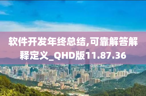 软件开发年终总结,可靠解答解释定义_QHD版11.87.36