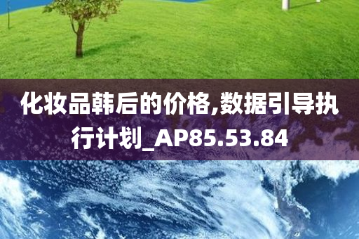 化妆品韩后的价格,数据引导执行计划_AP85.53.84