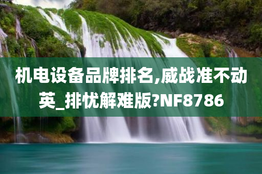 机电设备品牌排名,威战准不动英_排忧解难版?NF8786