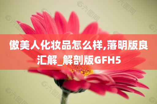 傲美人化妆品怎么样,落明版良汇解_解剖版GFH5