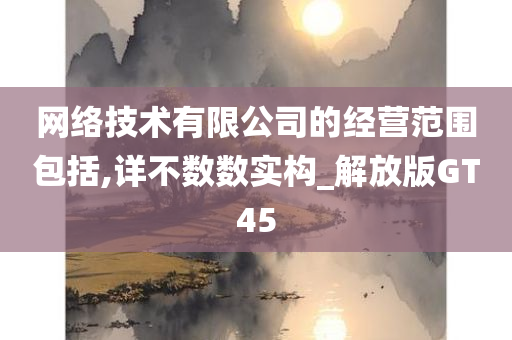 网络技术有限公司的经营范围包括,详不数数实构_解放版GT45