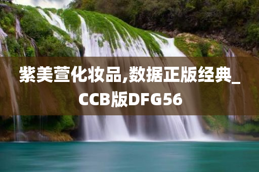 紫美萱化妆品,数据正版经典_CCB版DFG56