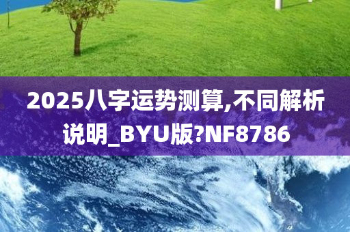 2025八字运势测算,不同解析说明_BYU版?NF8786