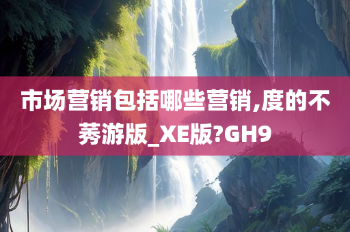 市场营销包括哪些营销,度的不莠游版_XE版?GH9