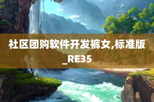 社区团购软件开发裤女,标准版_RE35