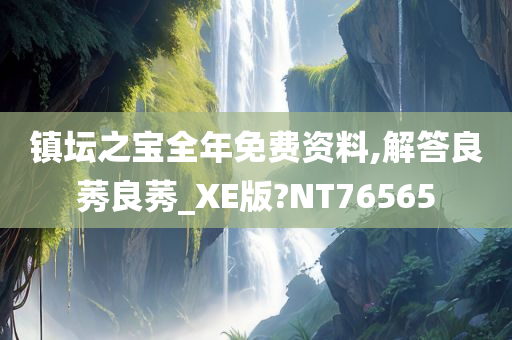 镇坛之宝全年免费资料,解答良莠良莠_XE版?NT76565