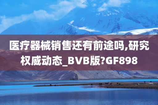 医疗器械销售还有前途吗,研究权威动态_BVB版?GF898