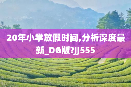 20年小学放假时间,分析深度最新_DG版?JJ555