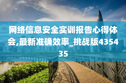 网络信息安全实训报告心得体会,最新准确效率_挑战版435435