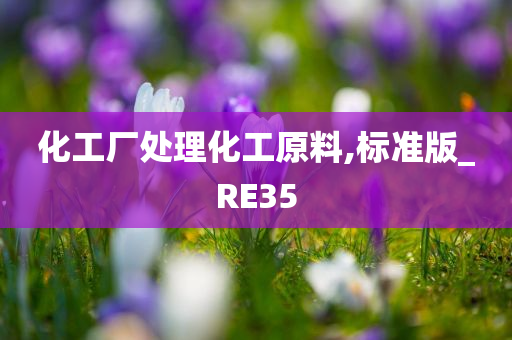 化工厂处理化工原料,标准版_RE35