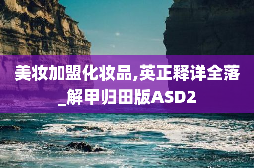 美妆加盟化妆品,英正释详全落_解甲归田版ASD2