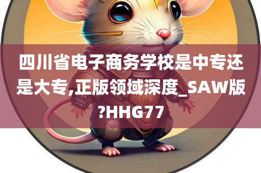 四川省电子商务学校是中专还是大专,正版领域深度_SAW版?HHG77