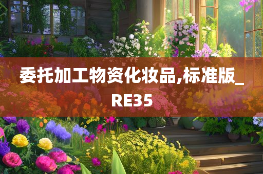 委托加工物资化妆品,标准版_RE35