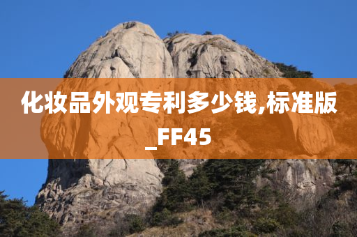 化妆品外观专利多少钱,标准版_FF45