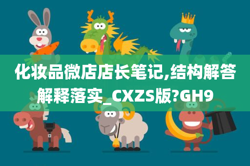 化妆品微店店长笔记,结构解答解释落实_CXZS版?GH9