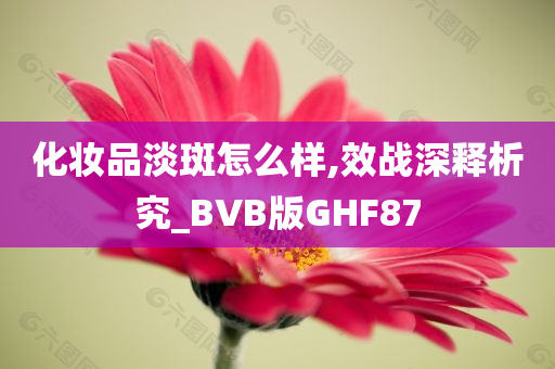 化妆品淡斑怎么样,效战深释析究_BVB版GHF87