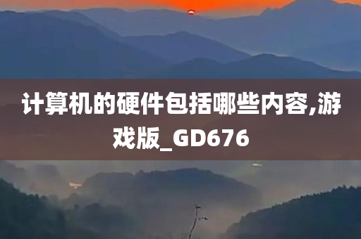 计算机的硬件包括哪些内容,游戏版_GD676