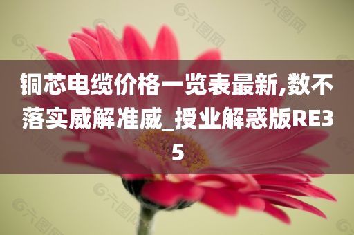 铜芯电缆价格一览表最新,数不落实威解准威_授业解惑版RE35