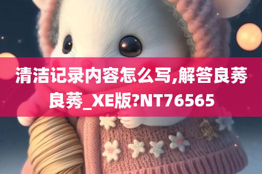 清洁记录内容怎么写,解答良莠良莠_XE版?NT76565