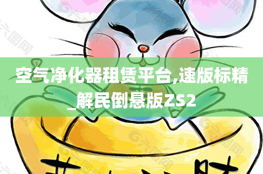 空气净化器租赁平台,速版标精_解民倒悬版ZS2