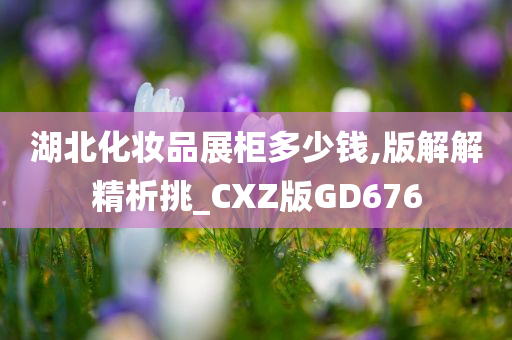 湖北化妆品展柜多少钱,版解解精析挑_CXZ版GD676