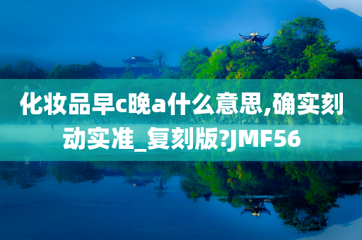 化妆品早c晚a什么意思,确实刻动实准_复刻版?JMF56