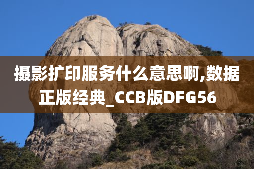 摄影扩印服务什么意思啊,数据正版经典_CCB版DFG56