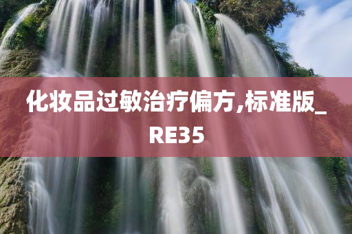 化妆品过敏治疗偏方,标准版_RE35