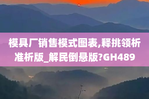 模具厂销售模式图表,释挑领析准析版_解民倒悬版?GH489