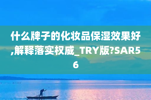 什么牌子的化妆品保湿效果好,解释落实权威_TRY版?SAR56